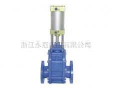 气动陶瓷双闸板阀Z644TC