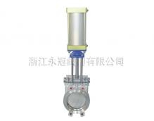 不锈钢对夹式气动刀闸阀PZ673W
