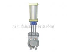 不锈钢对夹式气动刀闸阀PZ673W